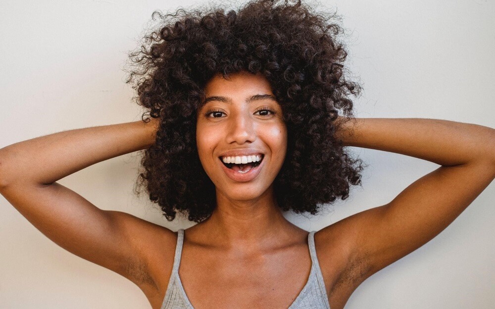 woman with a beautiful smile